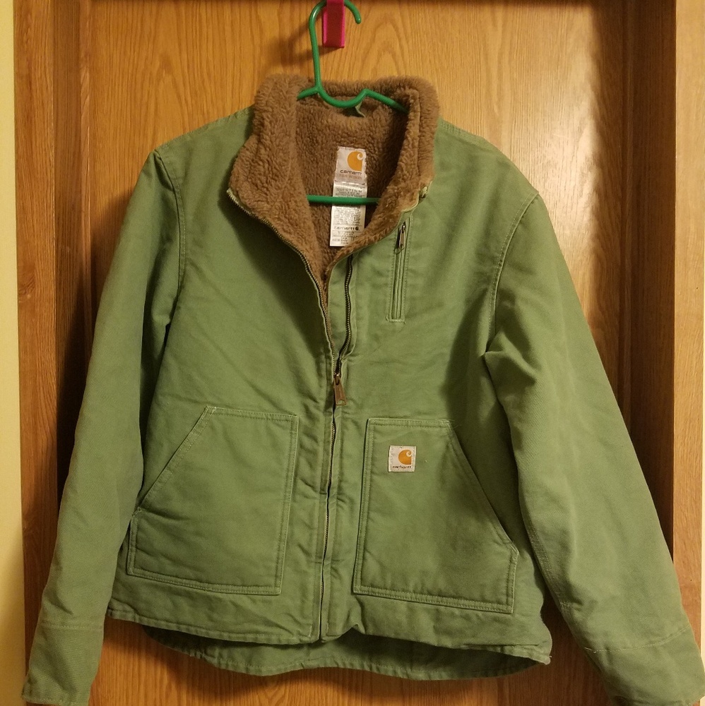 Carhartt sherpa lined coat